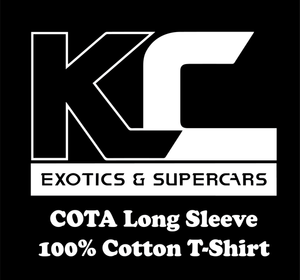 KC Exotics and Supercars Club COTA Long Sleeve T-Shirt 100% Cotton