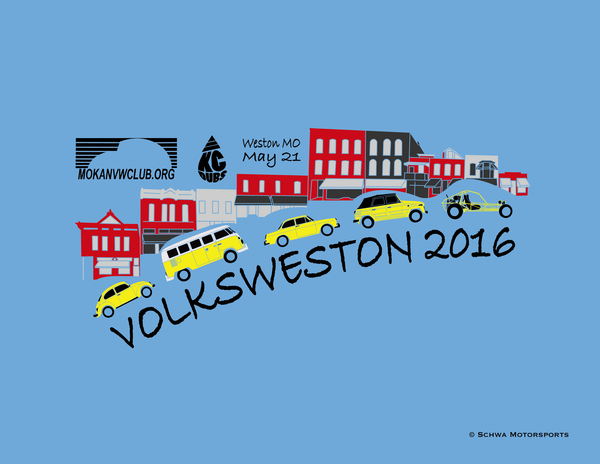 VolksWeston 2016 Show Multi Color T-Shirt