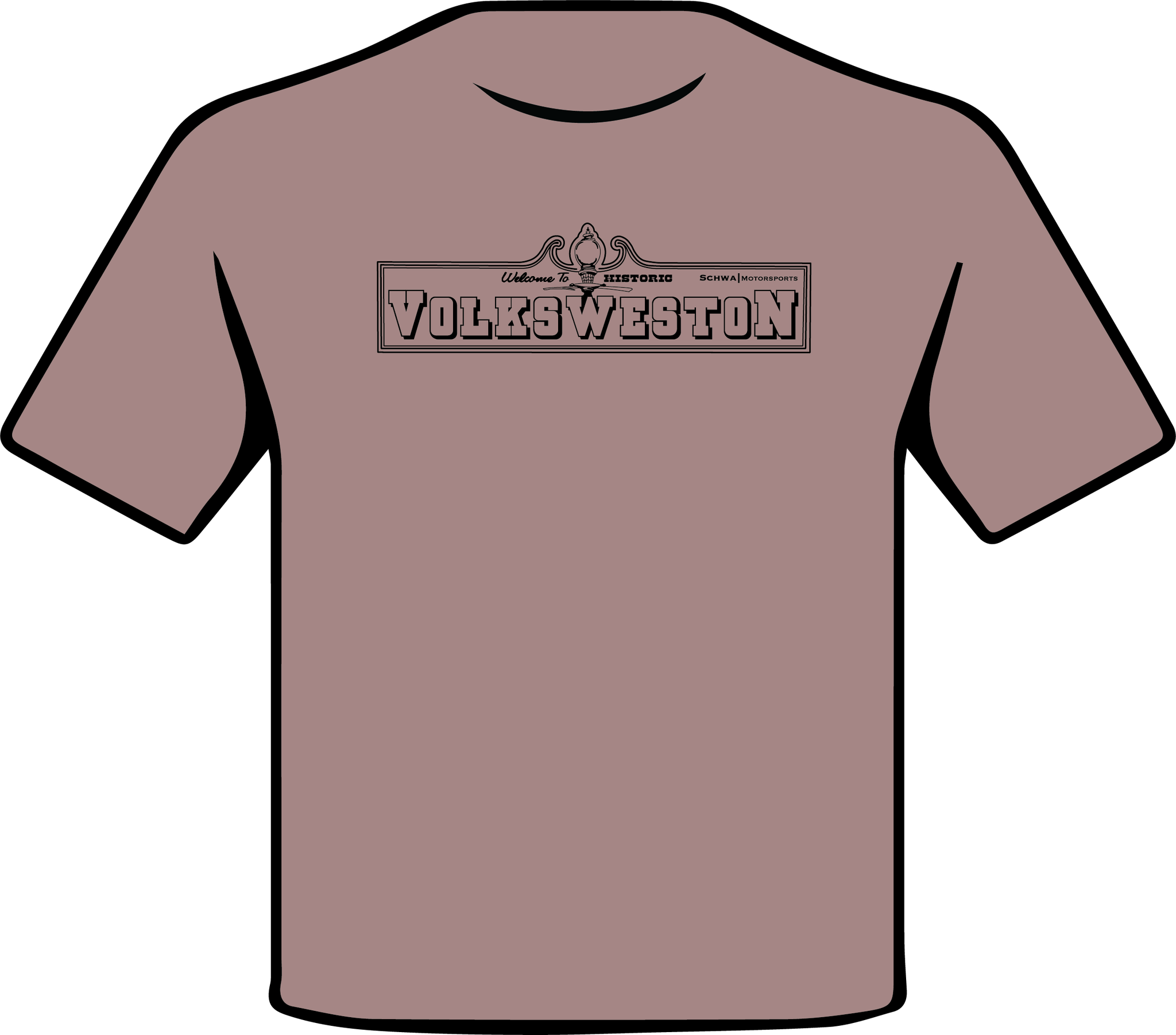 VolksWeston Show Welcome Sign Single Color T-Shirt